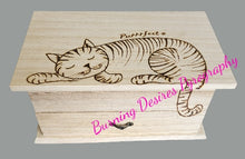 Load image into Gallery viewer, Jewellery Box Cat Design