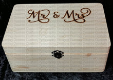 Load image into Gallery viewer, Handled Rectangle Box - Mr And Mrs Design Personalised Free Box