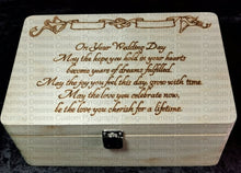 Load image into Gallery viewer, Large Rectangle Box - Wedding Verse Design Personalised Free Box
