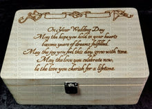 Load image into Gallery viewer, Large Rectangle Box - Wedding Verse Design Personalised Free Box
