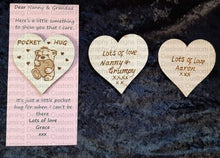 Load image into Gallery viewer, Pocket Hug Personalised Free