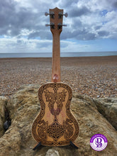 Load image into Gallery viewer, Ukulele CELTIC KNOT / DRAGON Design
