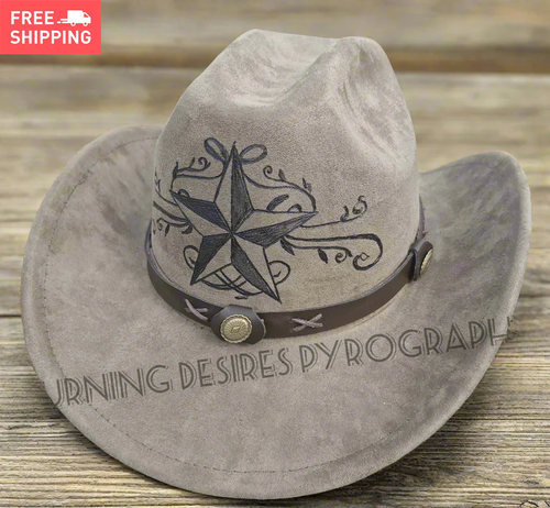 Badged - Stetson -Nautical star design- Free delivery