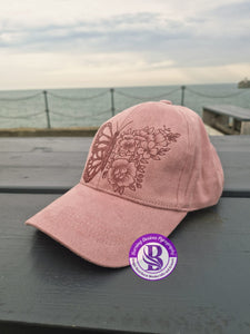 Baseball Cap -Butterfly/flower design- Free delivery