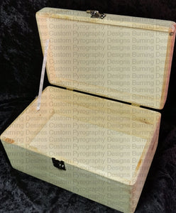 Handled Rectangle Box - Giraffe Design Personalised Free Box