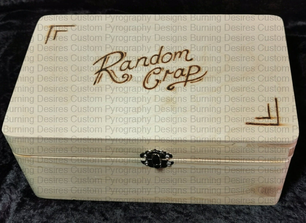 Handled Rectangle Box - Random Crap Design Personalised Free Box