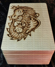 Load image into Gallery viewer, Large Rectangle Box - Dragon And Baby Design Personalised Free
