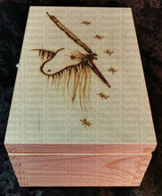 Load image into Gallery viewer, Medium Rectangle Box - Unicorn Design Personalised Free Box
