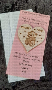 Pocket Hug Personalised Free